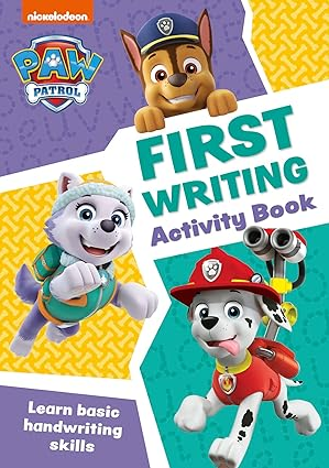 Paw Patrol First Writing Activity Book