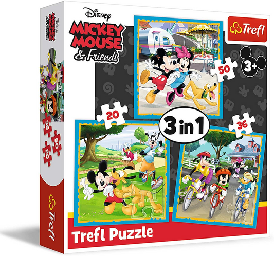 3 in 1 Mickey Mouse Puzzle