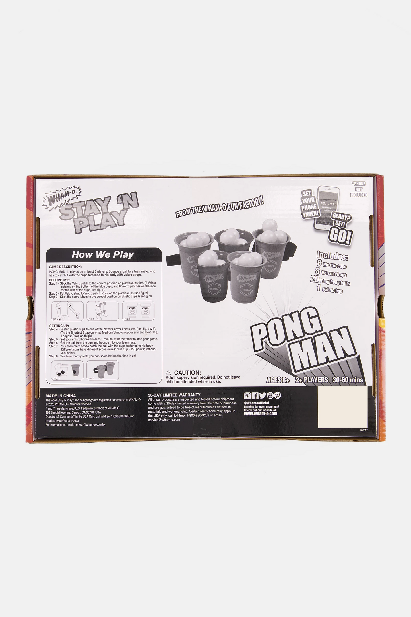 Stay N Play Pong Man