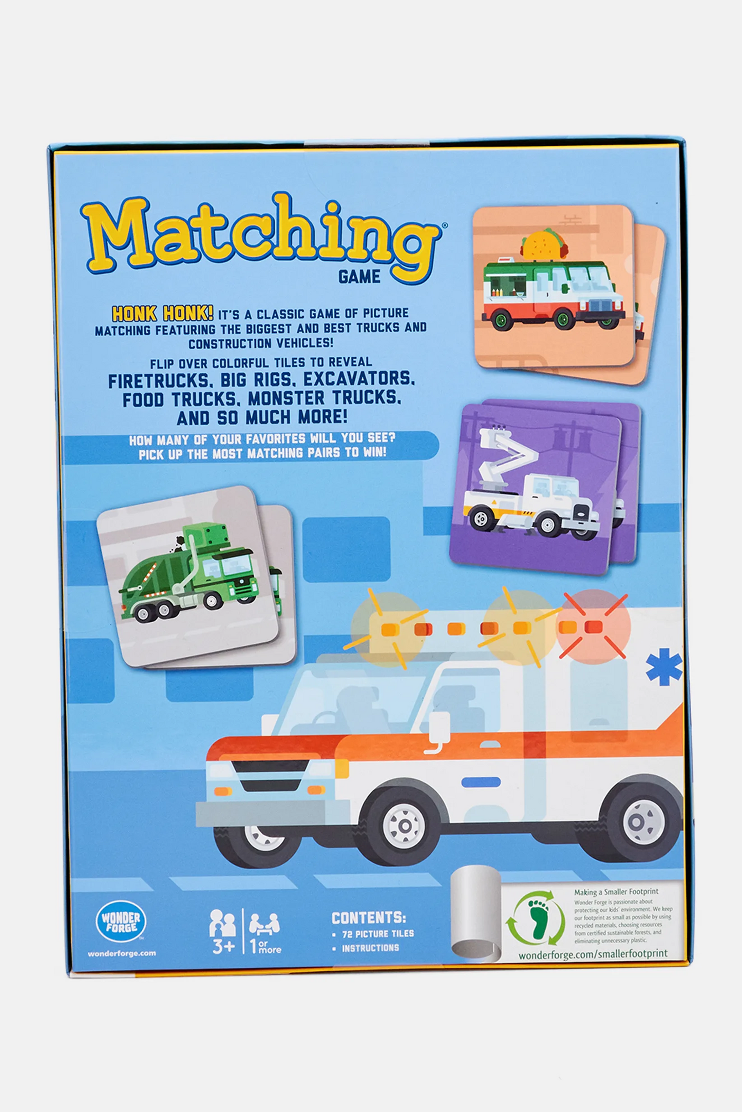 Big Rig Matching Game