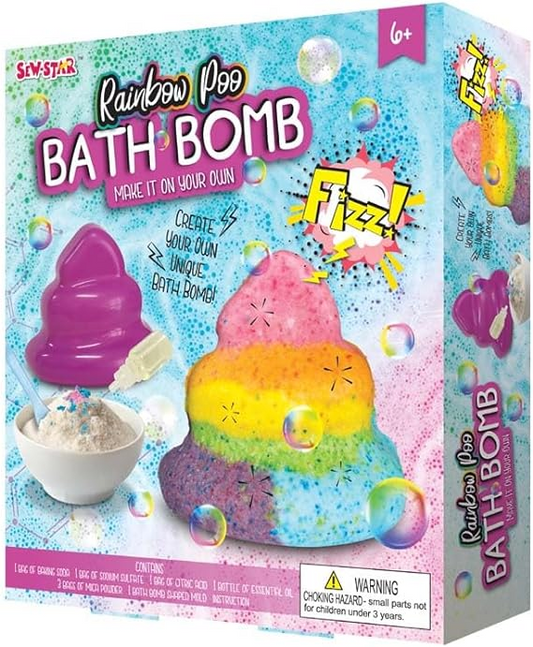 Rainbow Poo Bath Bomb