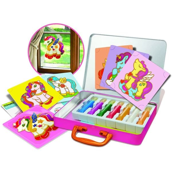 Unicorn Window Paint