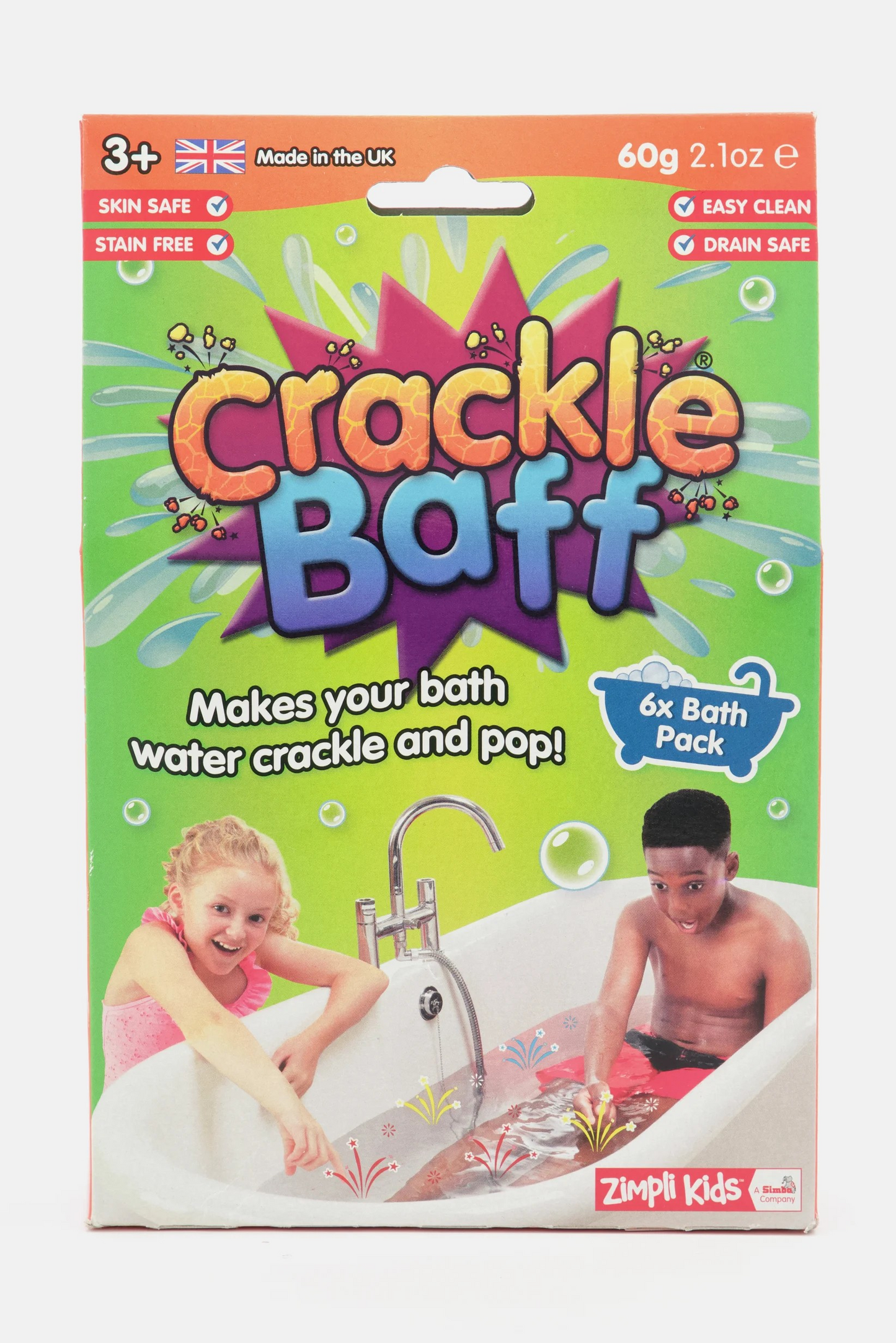 6 Bath Pack Of Crackle Baff