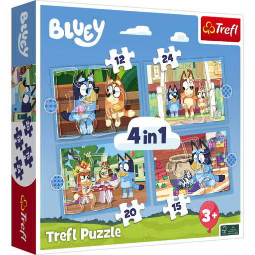 4 in 1 Bluey Puzzle