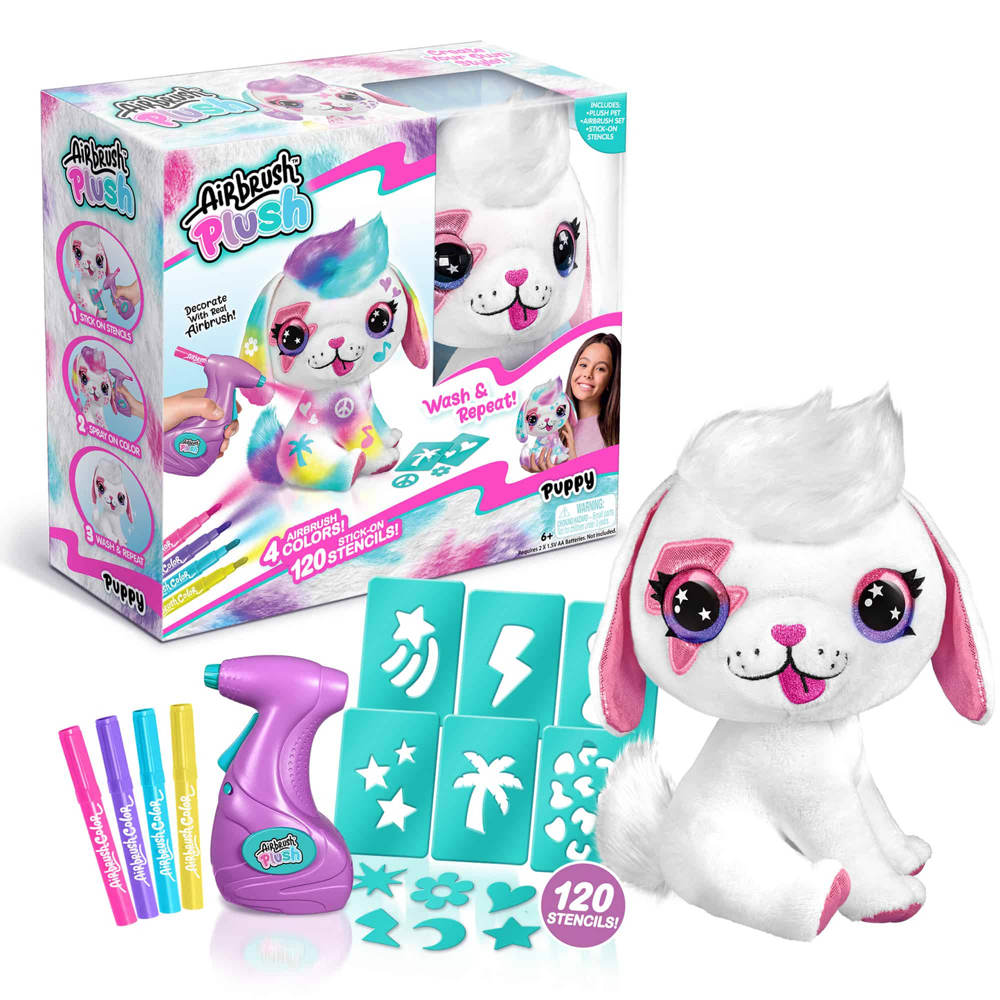 Airbrush Plush-Puppy