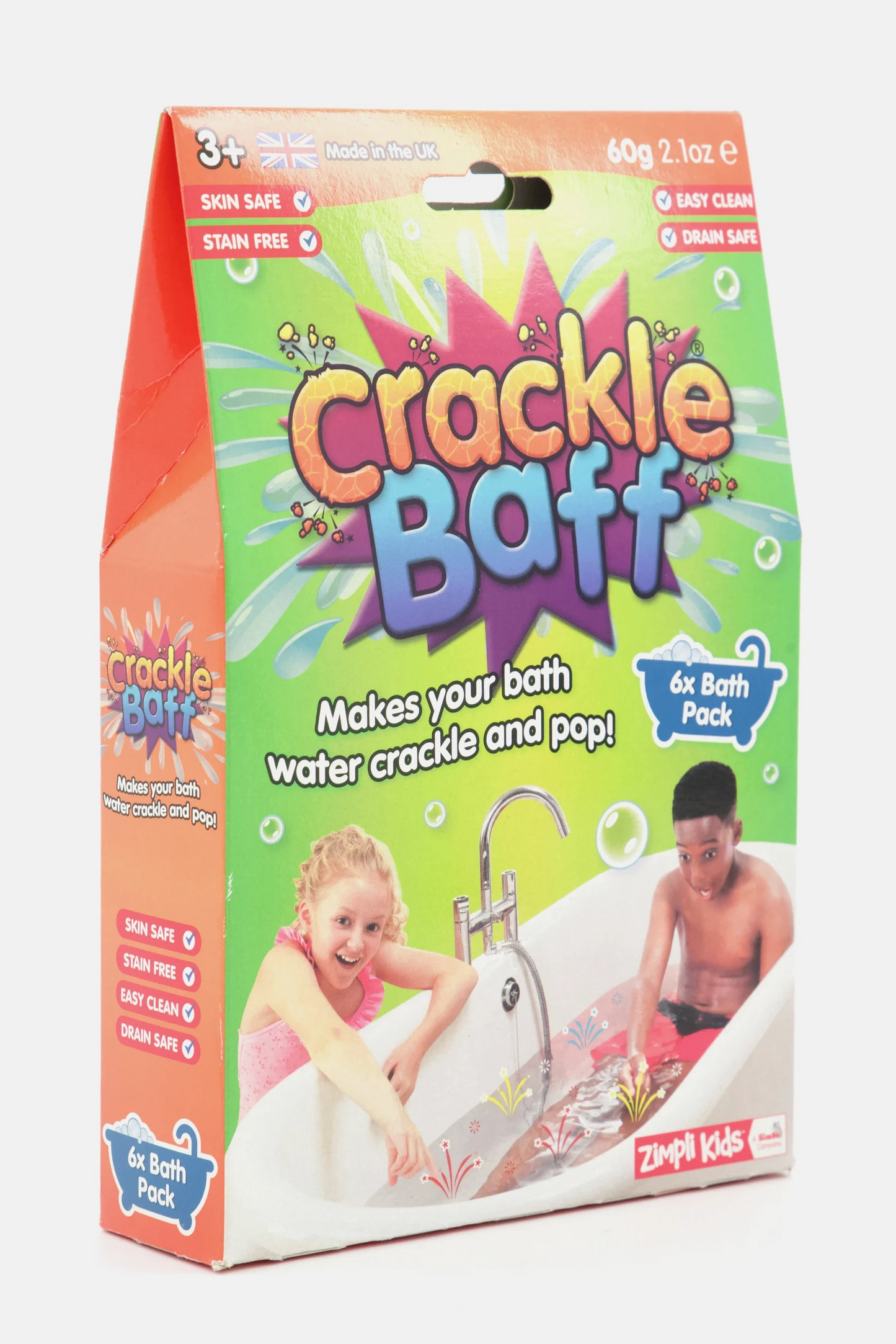 6 Bath Pack Of Crackle Baff