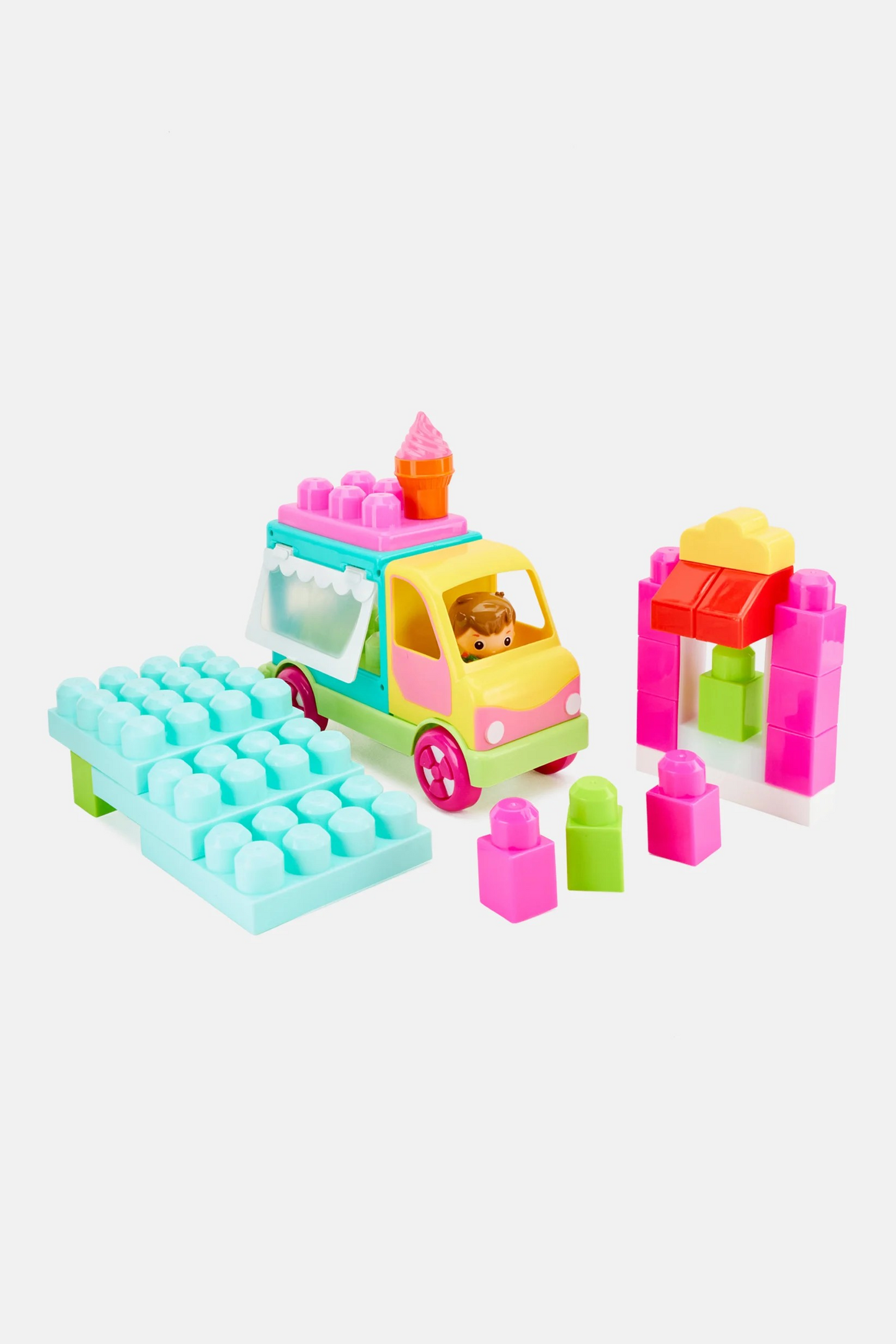 Ice Cream Van Building Block Set