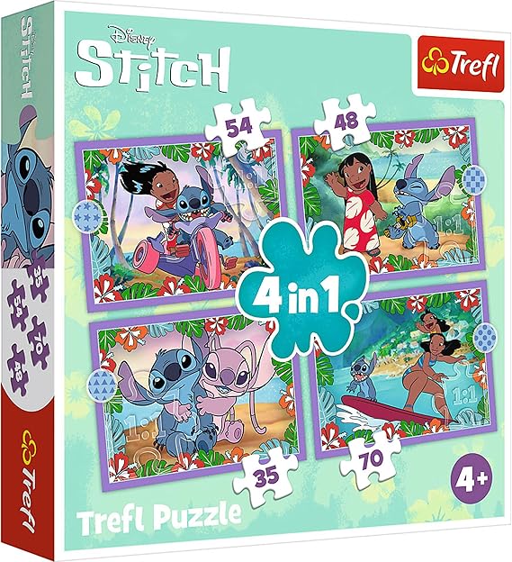 Stitch 4 in 1 Puzzle