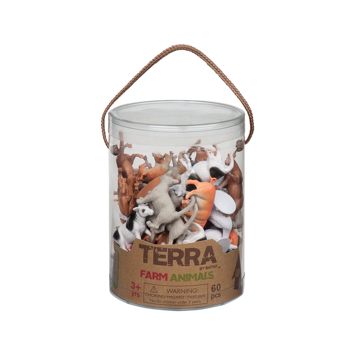 Farm Animals in Tube (60 pieces)