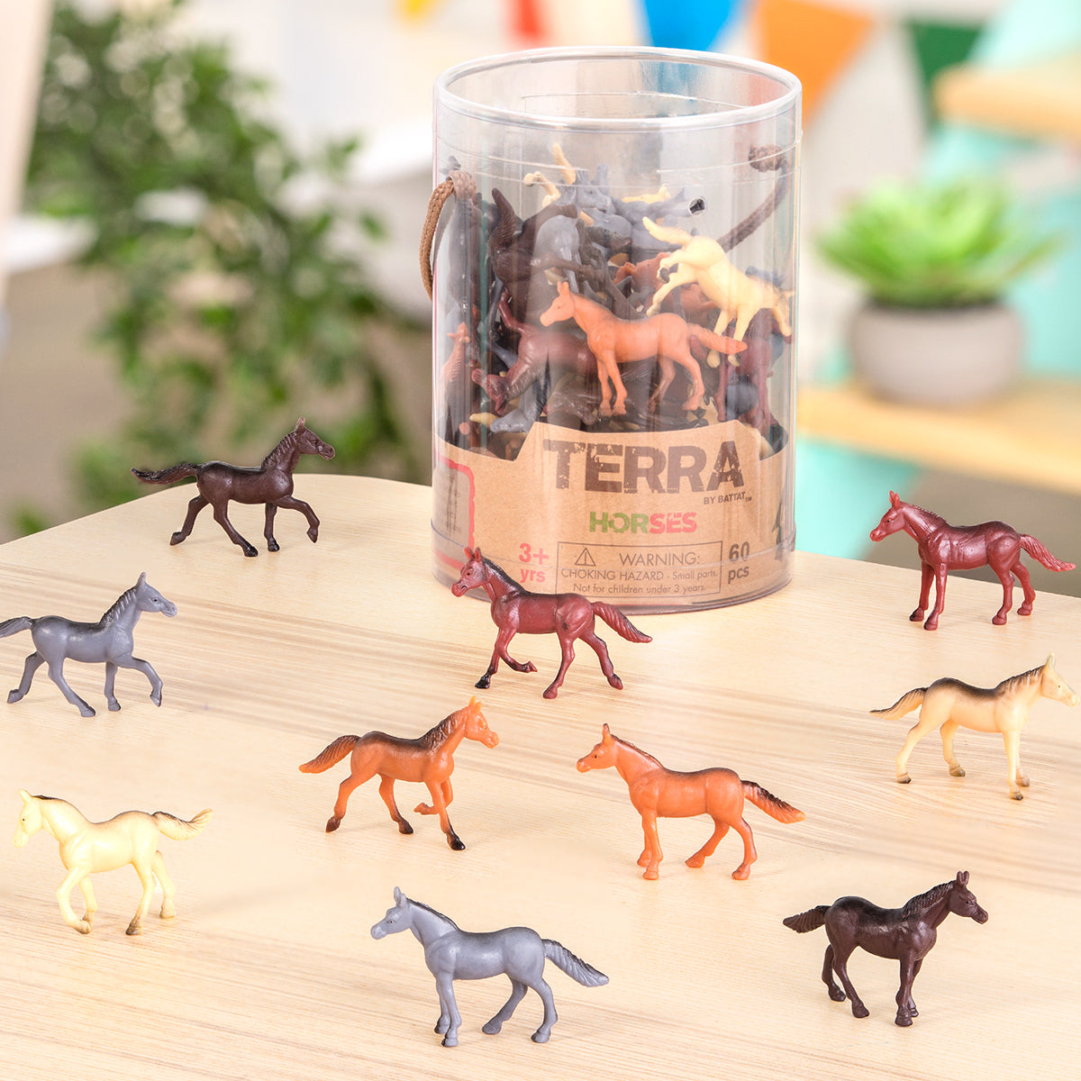 Horses in Tube (60 pieces)