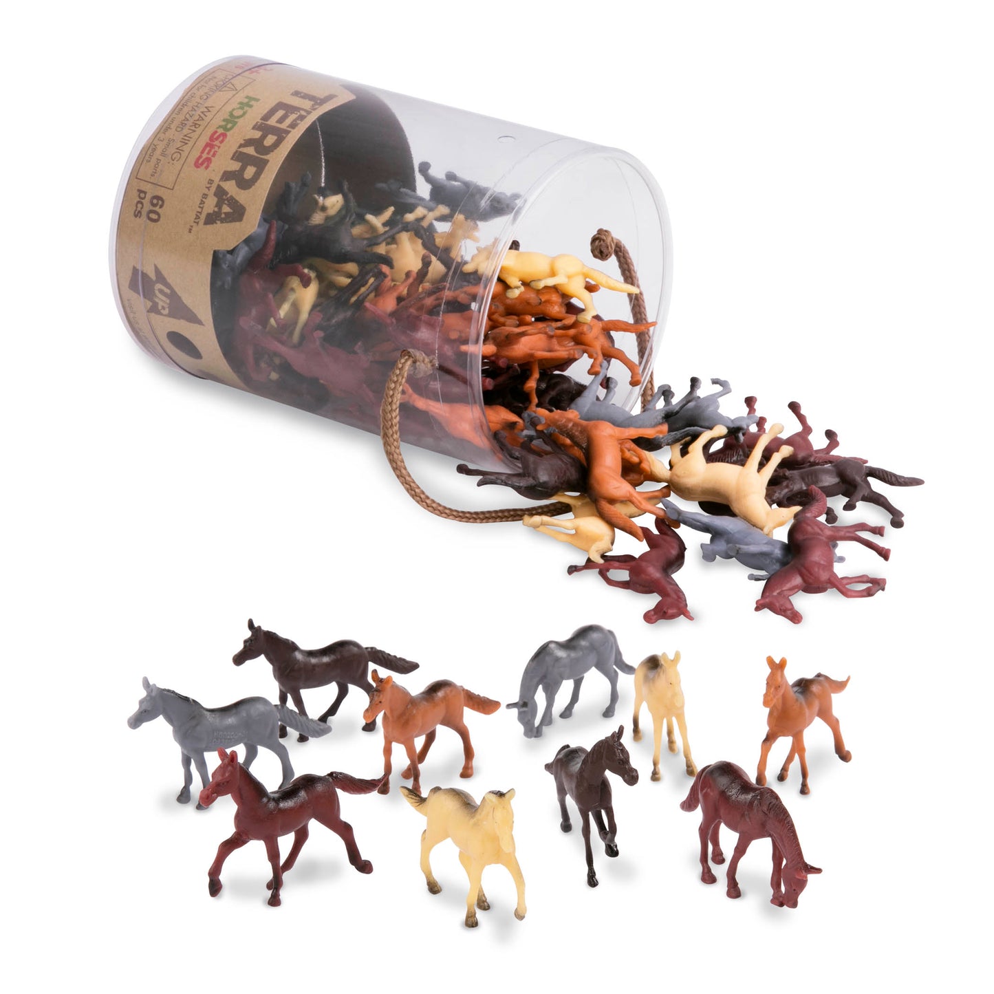 Horses in Tube (60 pieces)