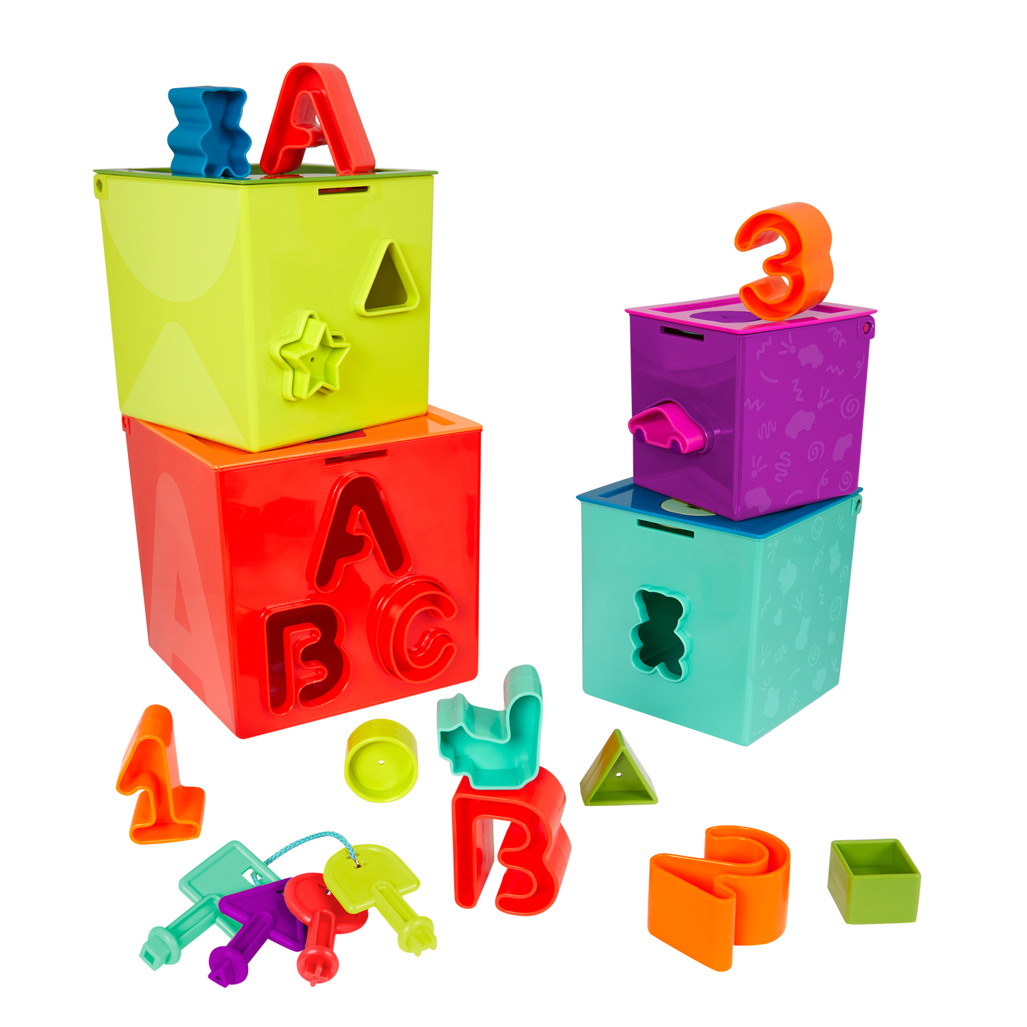 Lock & Learn Activity Cubes