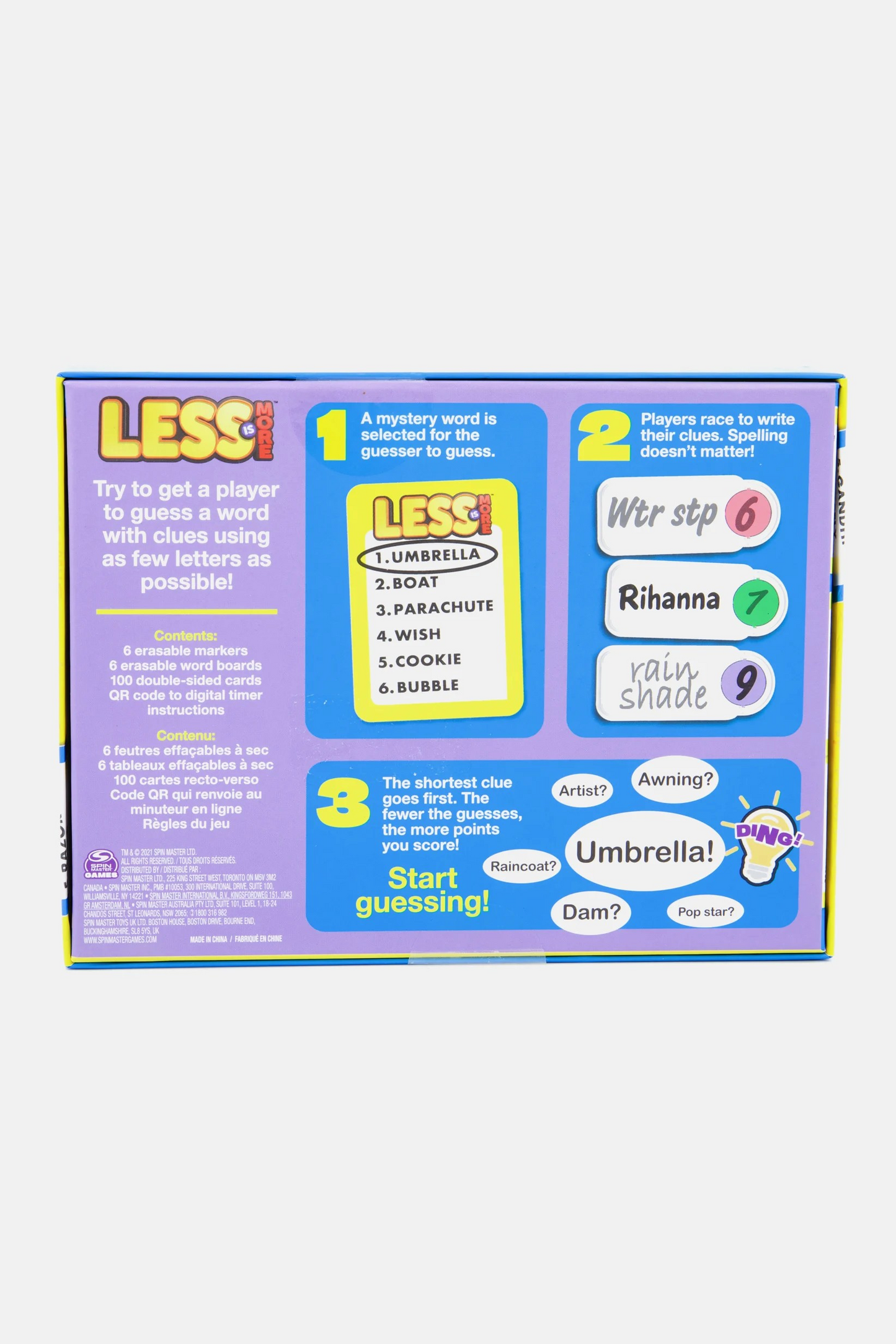 Less is more