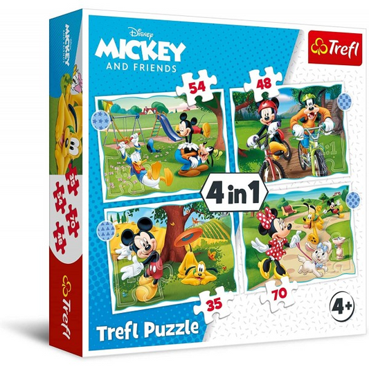 4 in 1 Mickey Mouse Puzzle