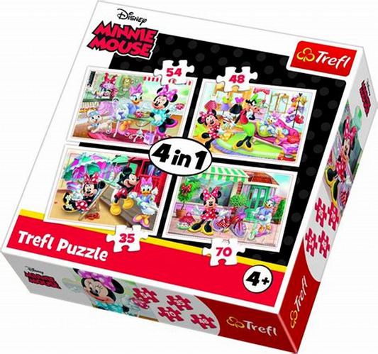 4 in 1 Minnie With Friends Puzzle