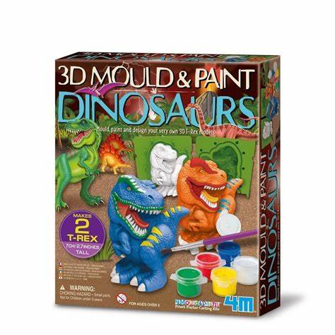 3D Mould & Paint Dinosaur