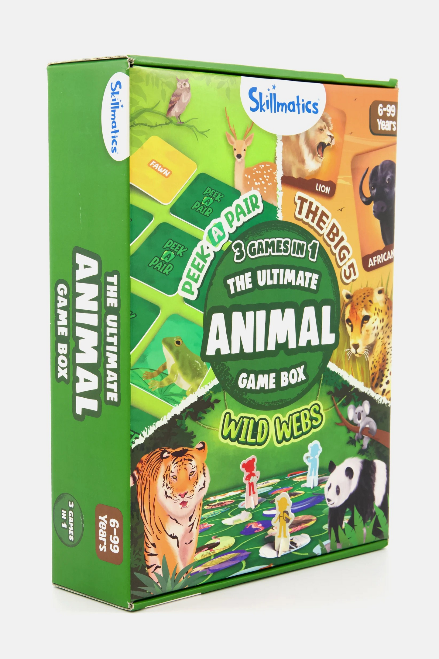 3 Games In 1 The Ultimate Animal Game Box