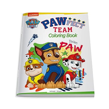 Pawfect Team: Paw Patrol Coloring Book for Kids