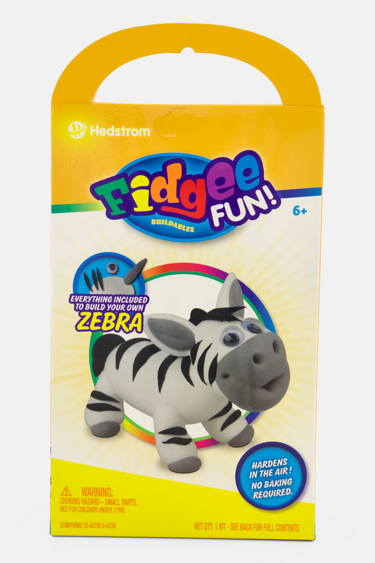 Zebra Fidgee Fun Buildables
