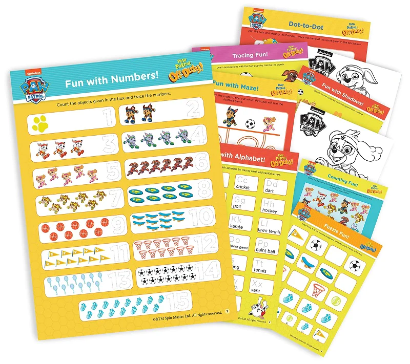 Paw Patrol Off Duty! : Fun Learning Set