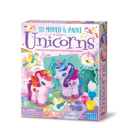 3d Mould & Paint Unicorns