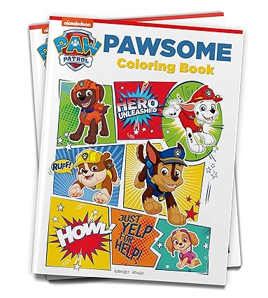 Pawsome: Paw Patrol Coloring Book For Kids