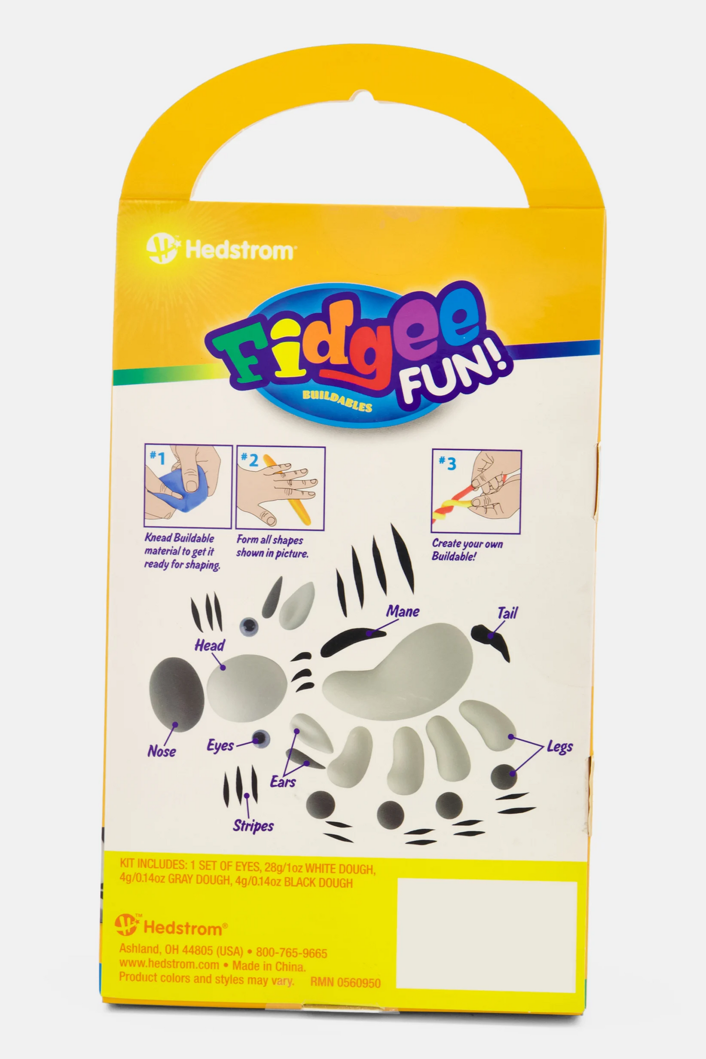 Zebra Fidgee Fun Buildables