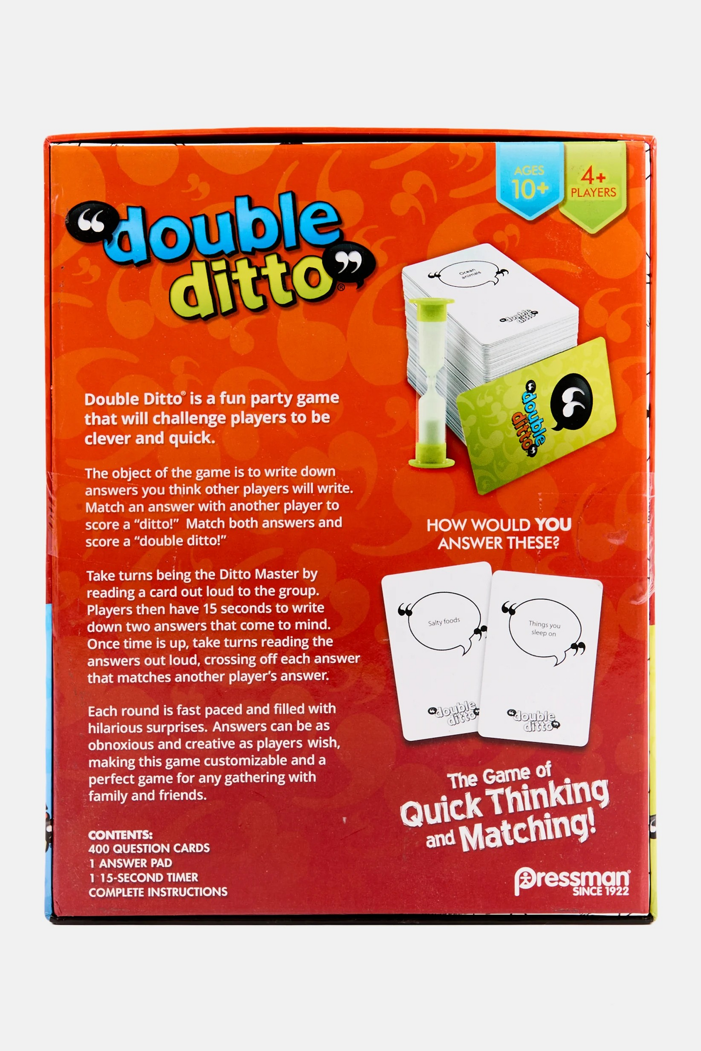 Double Ditto Fun Party Game