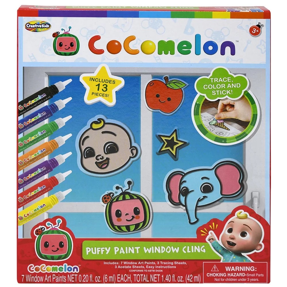 Cocomelon Window Art Kit