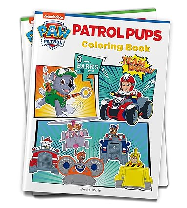 Patrol Pups: Paw Patrol Coloring Book For Kids