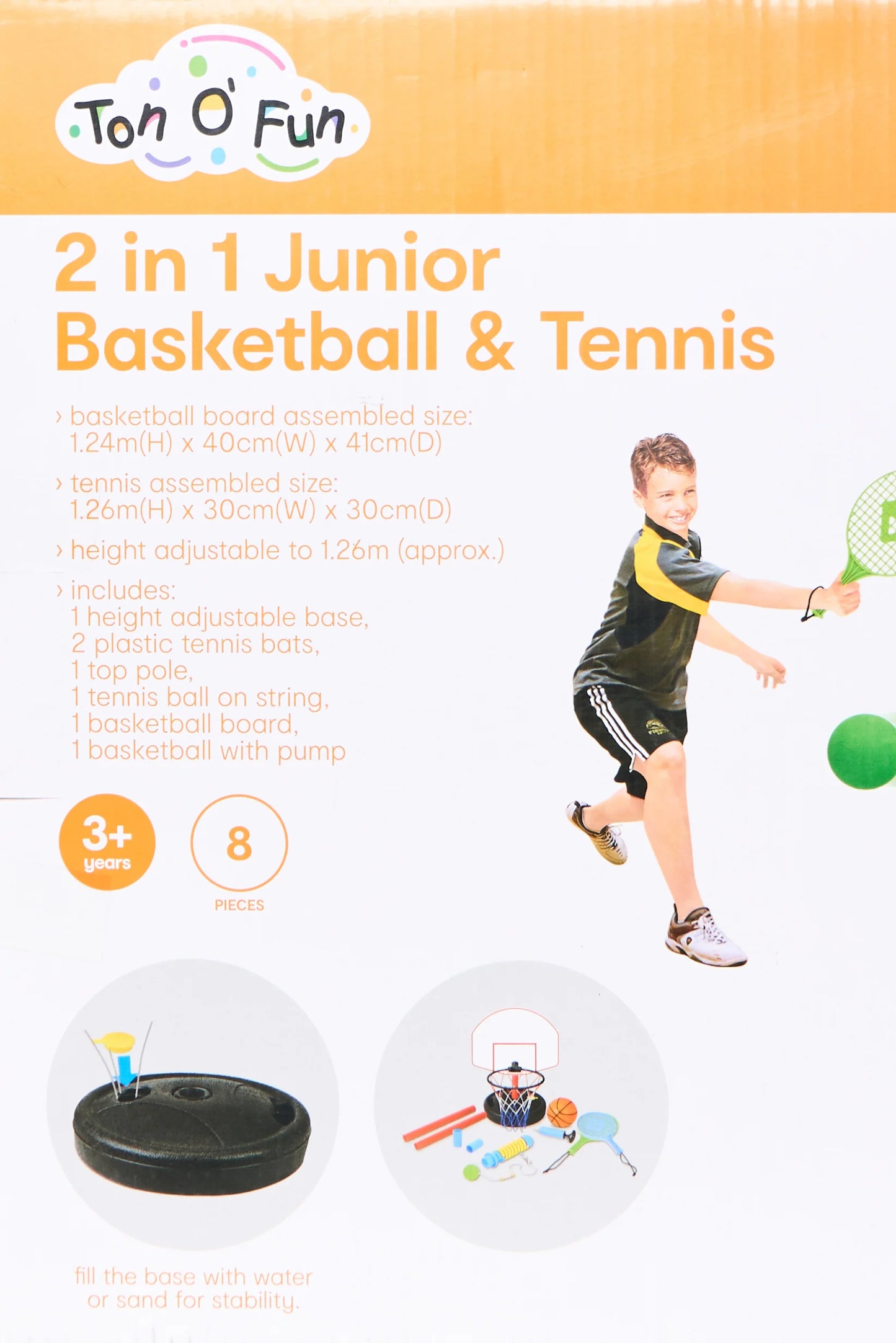 2 In 1 Junior Basketball And Tennis