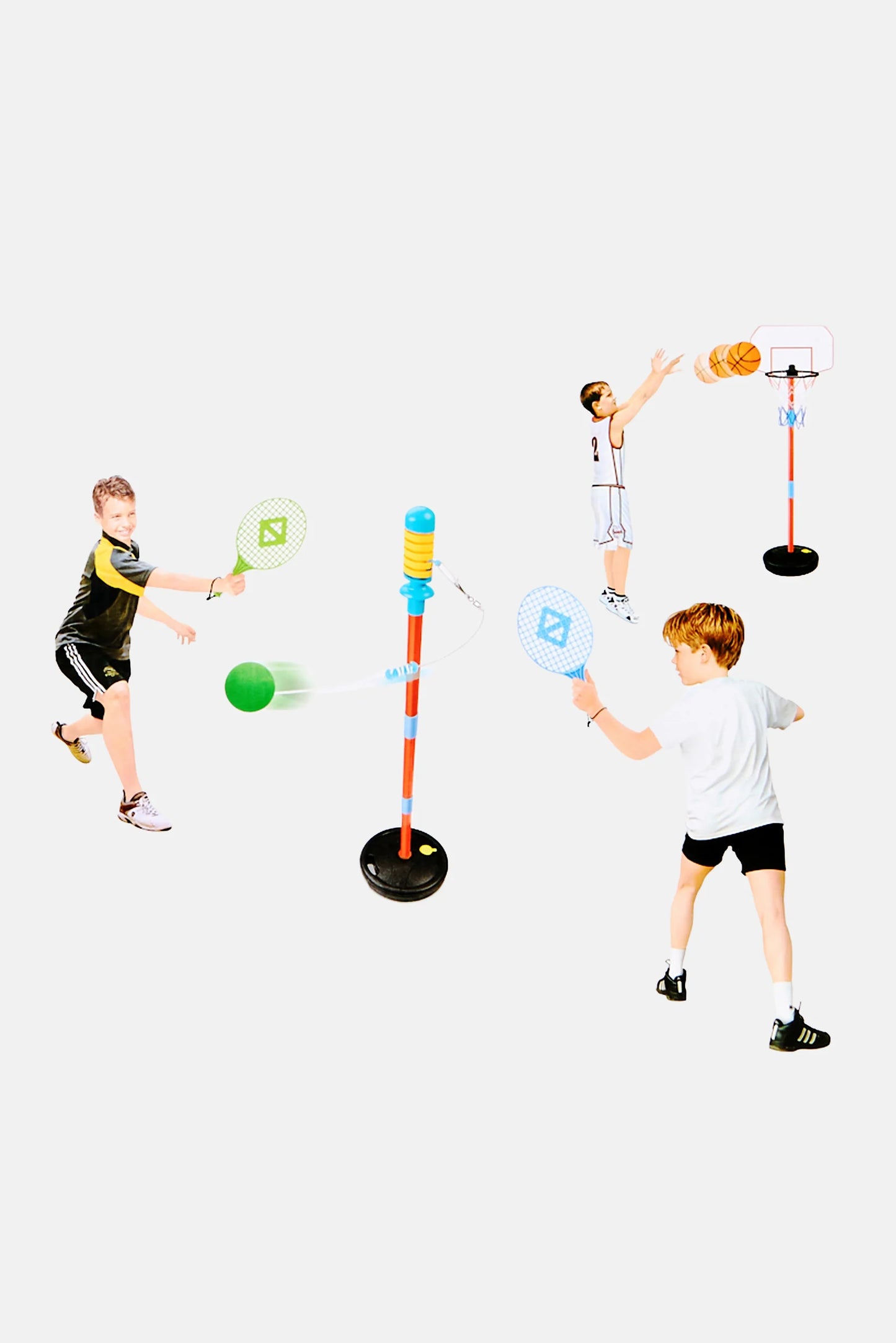 2 In 1 Junior Basketball And Tennis