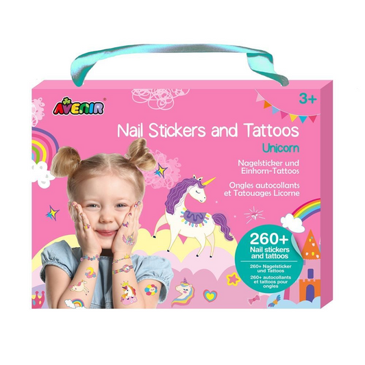 Nail Stickers and Tattoos - Unicorn