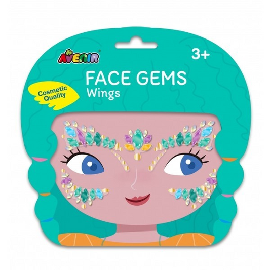 Face gems - wings