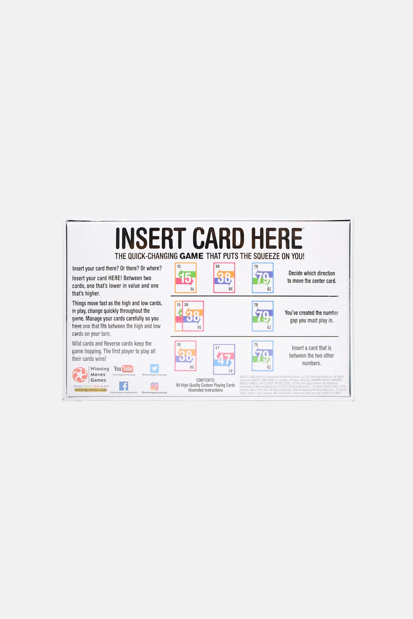 Insert Card Here Game