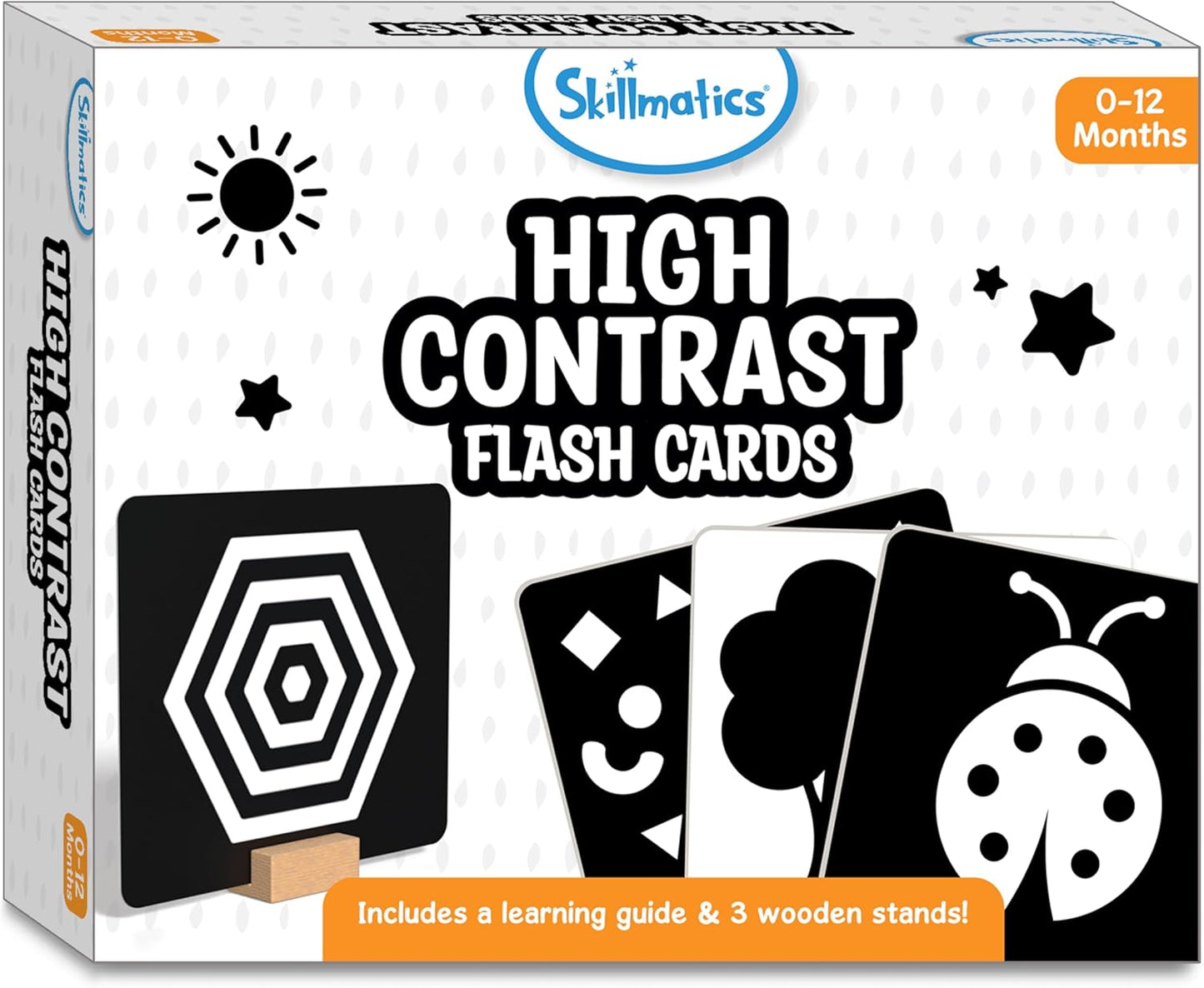 Skillmatics Large Flash Cards for Babies & Infants