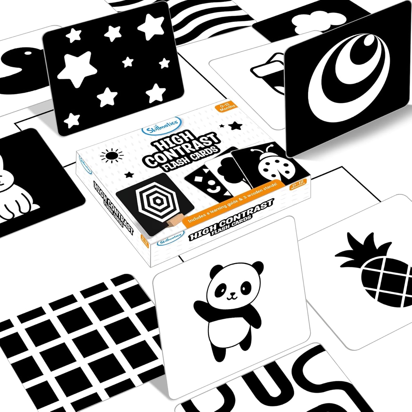 Skillmatics Large Flash Cards for Babies & Infants