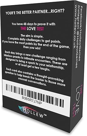 The Love Test Card Game