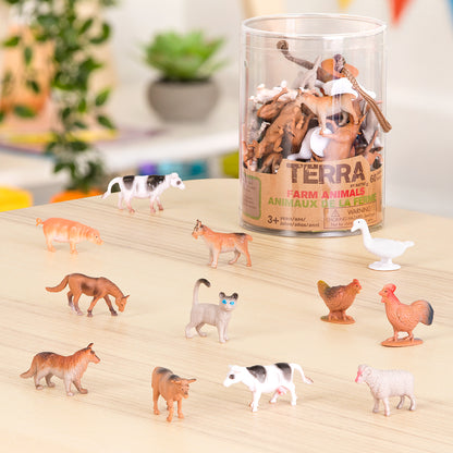 Farm Animals in Tube (60 pieces)