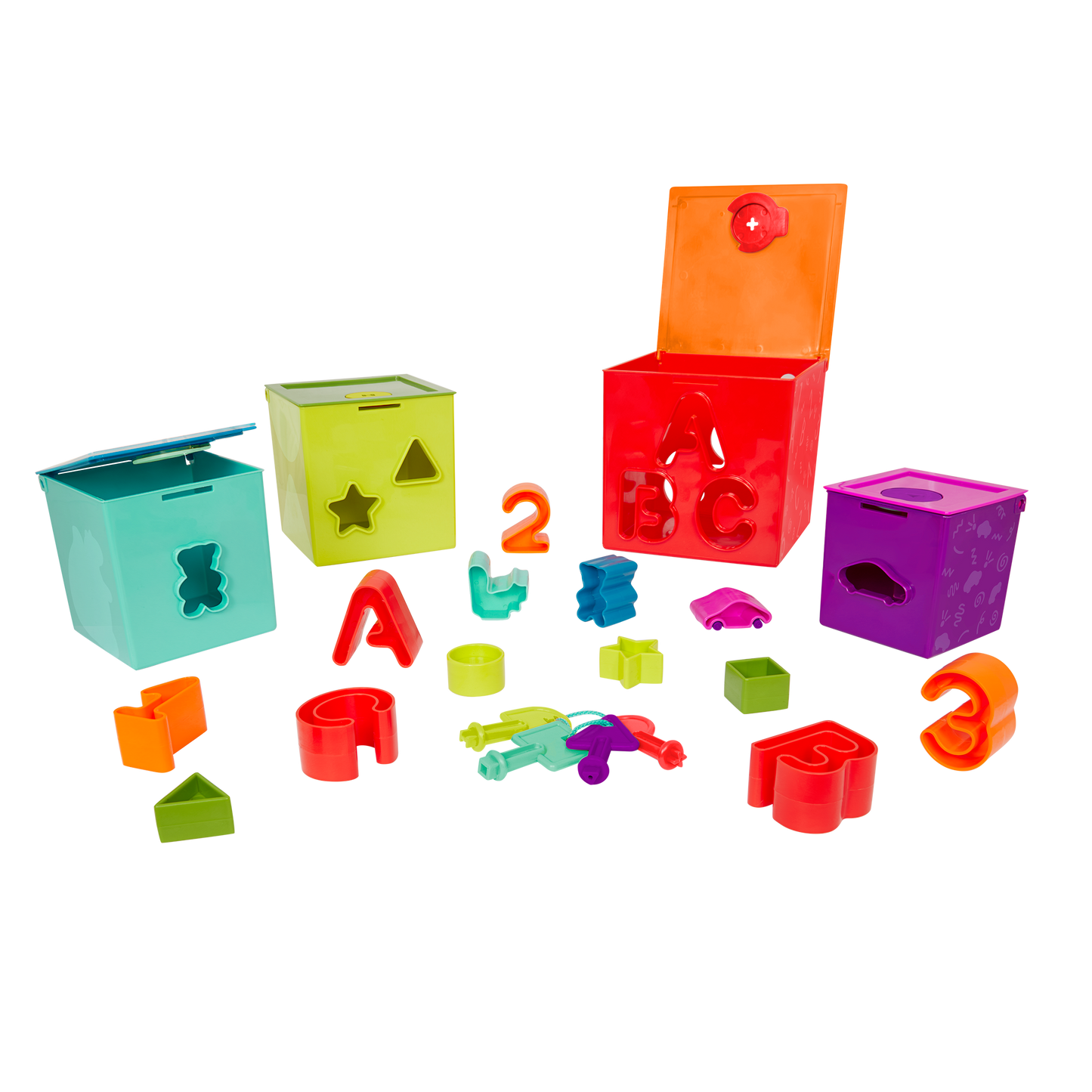 Lock & Learn Activity Cubes