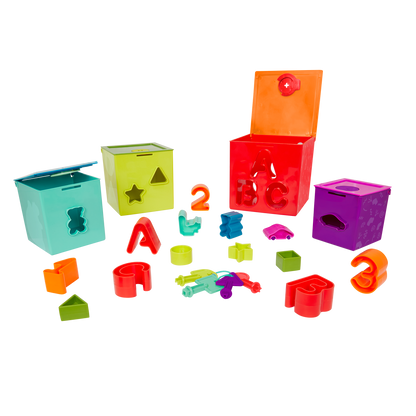 Lock & Learn Activity Cubes