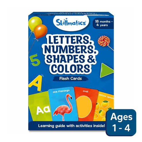 Flash Cards for toddlers: Letters, Numbers, Shapes & Colors