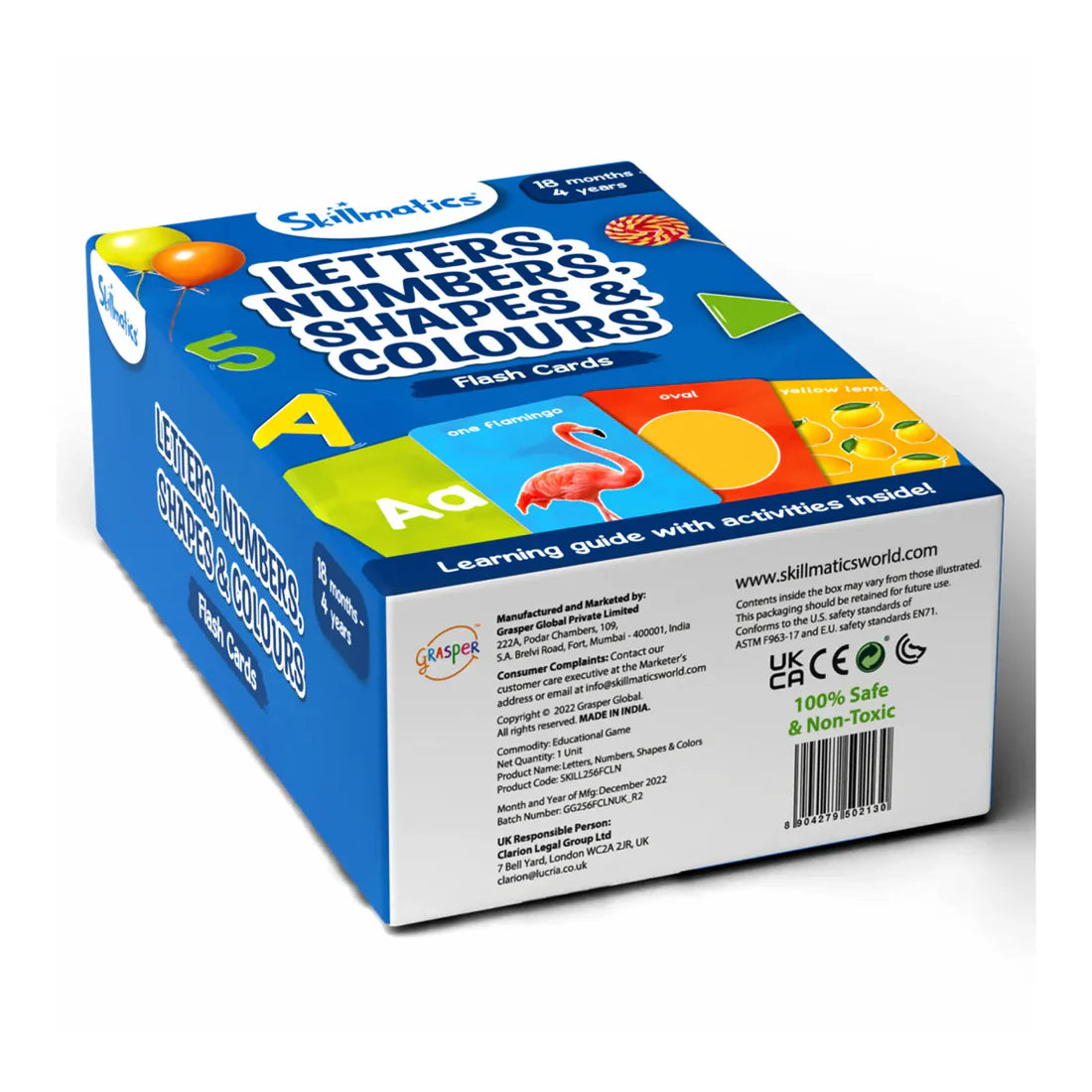 Flash Cards for toddlers: Letters, Numbers, Shapes & Colors