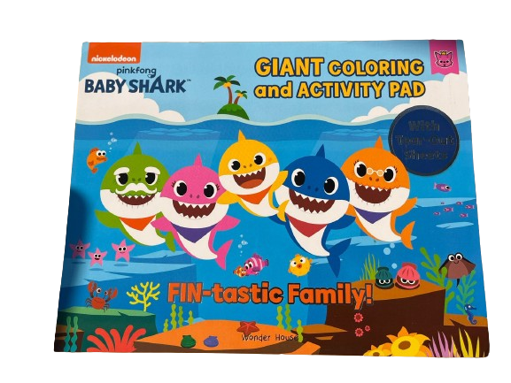 Fin-tastic Family: Giant Coloring and Activity Book