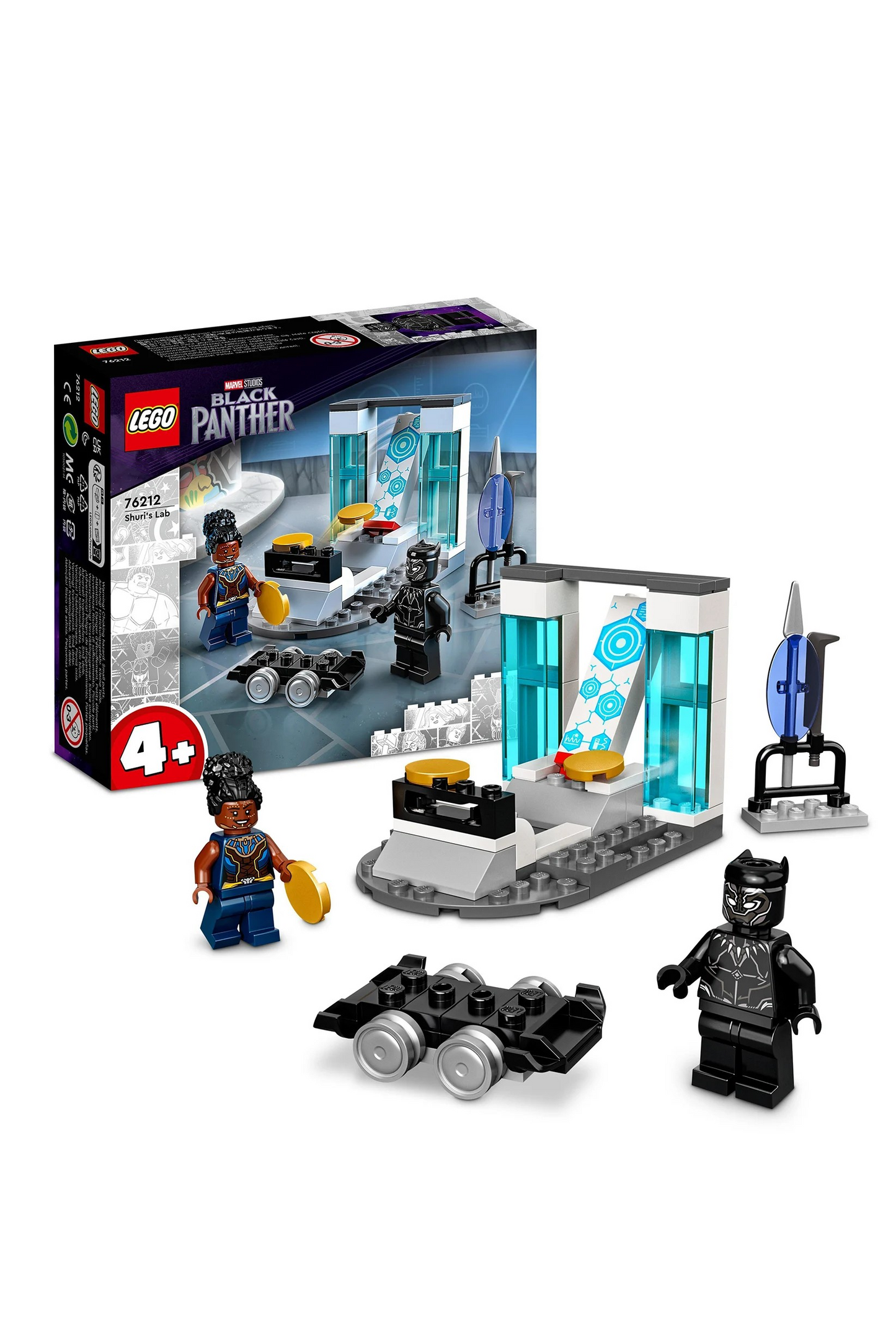 LEGO Marvel Black Panther Shuris Lab 76212 Building Kit 58 Pieces