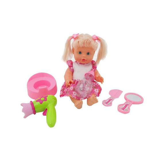 Bambolina with hair gift set