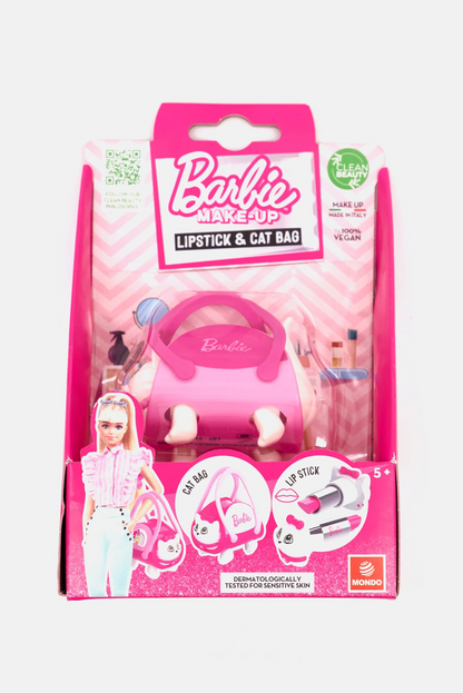 Barbie Make-Up Lipstick And Cat Bag