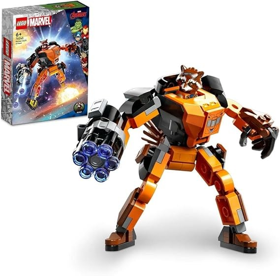 LEGO 76243 Marvel Rocket Mech Armour Set