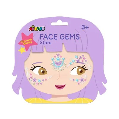 Face gems - stars