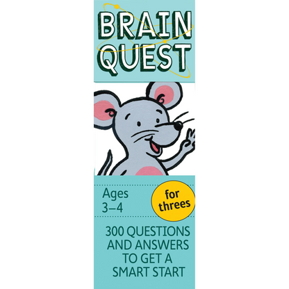 Brain Quest cards For Threes